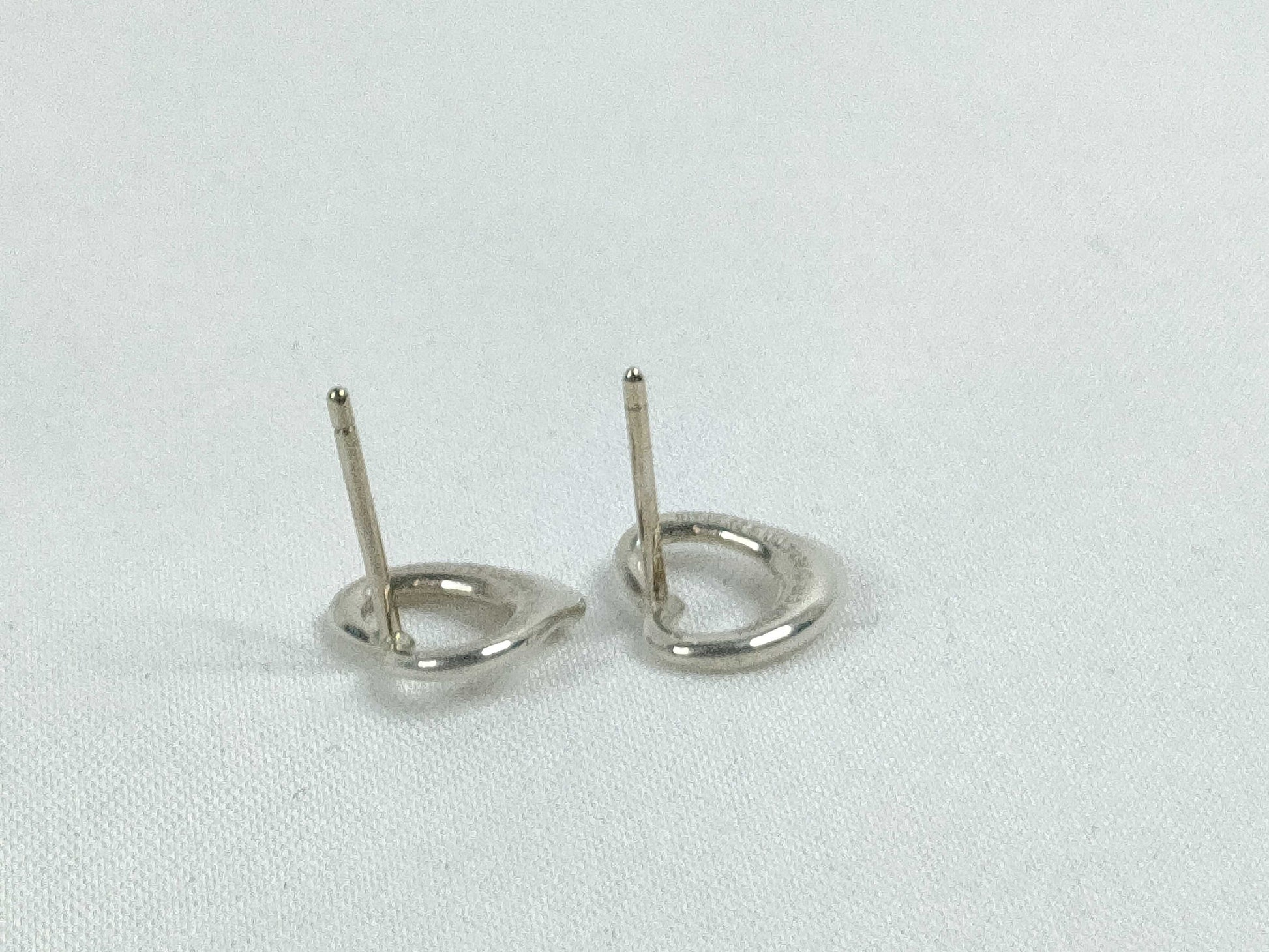 Tiffany & Co. Open Heart Earrings, SV925, 1.6g