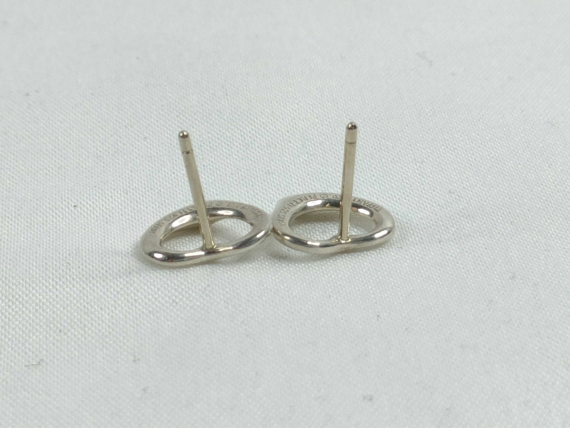 Tiffany & Co. Open Heart Earrings, SV925, 1.6g