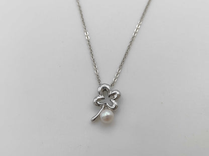 TASAKI Pearl Necklace, approx. 5.5mm diameter, 3.7g, Sterling Silver 