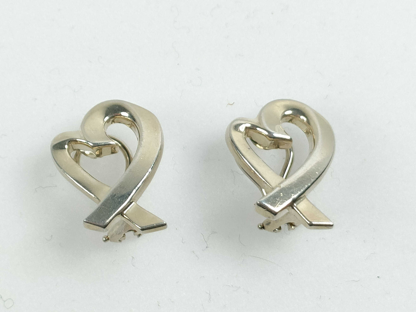 Tiffany & Co. Loving Heart Earrings in SV925, 7.2g