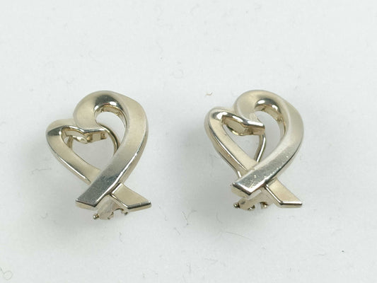 Tiffany & Co. Loving Heart Earrings in SV925, 7.2g