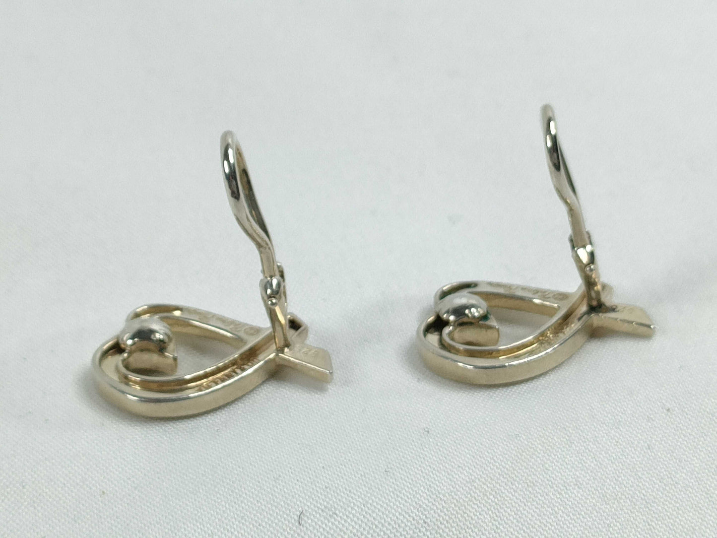 Tiffany & Co. Loving Heart Earrings in SV925, 7.2g