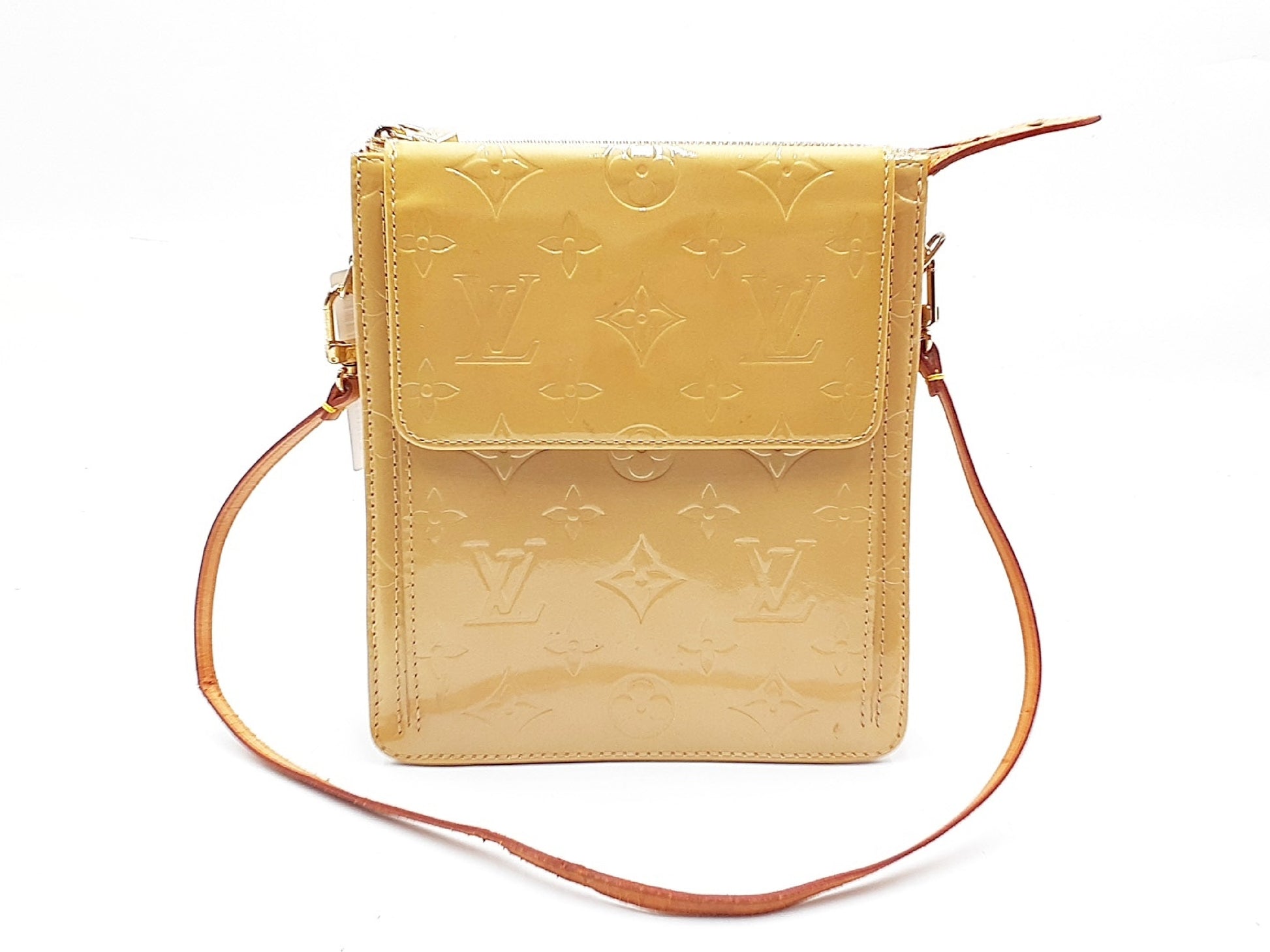 LOUIS VUITTON Vernis Motto Shoulder Bag