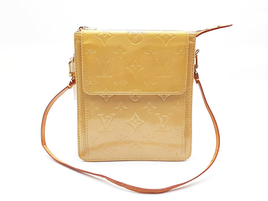 LOUIS VUITTON Vernis Motto Shoulder Bag