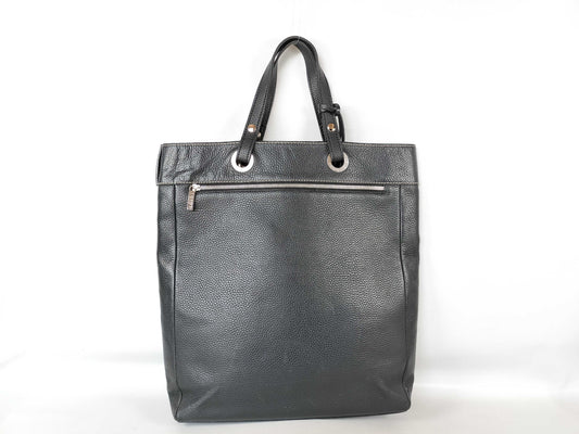 LOEWE Leather Tote Bag with Charm