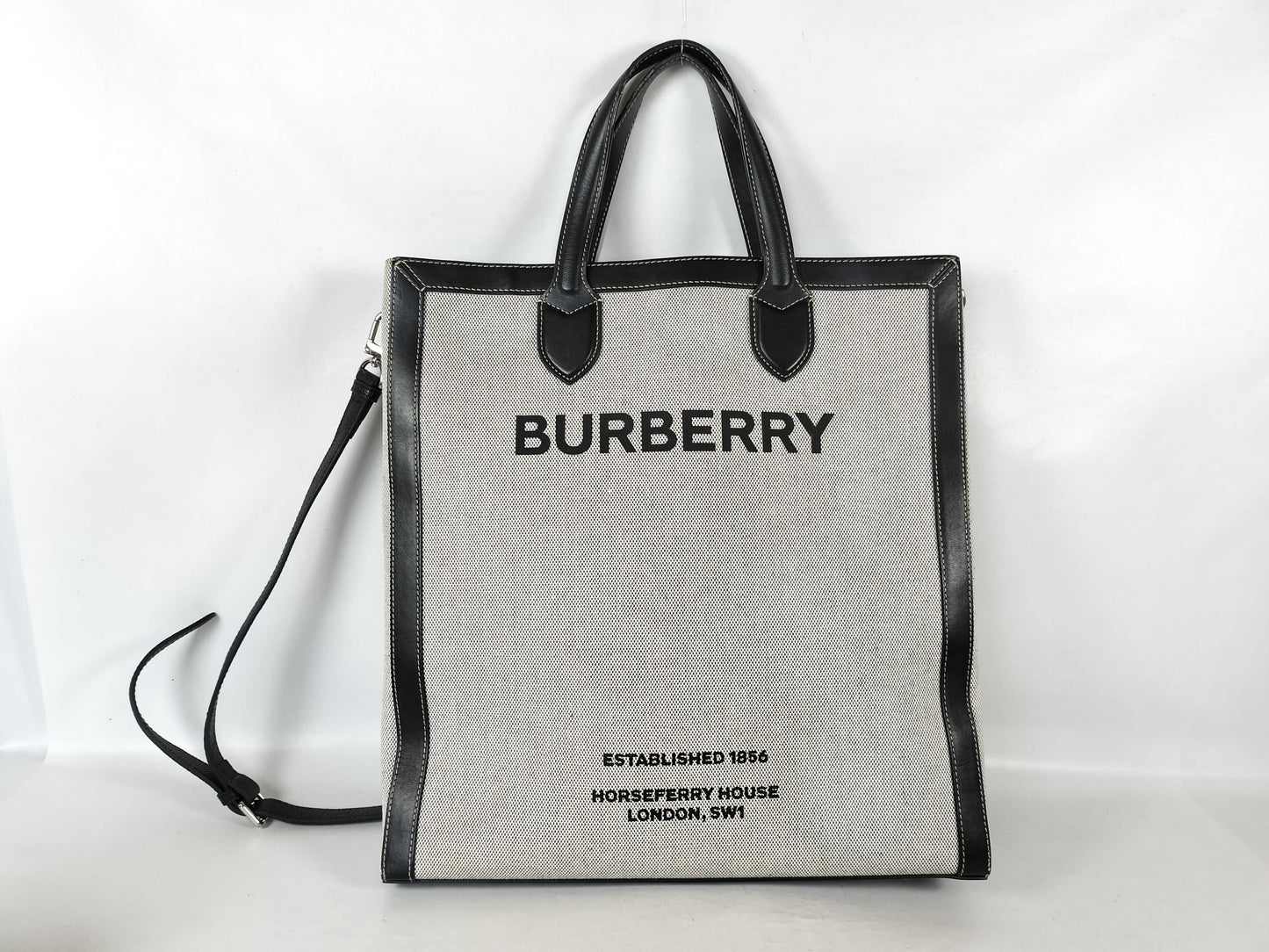 BURBERRY Horseferry 2-way shoulder bag/tote bag