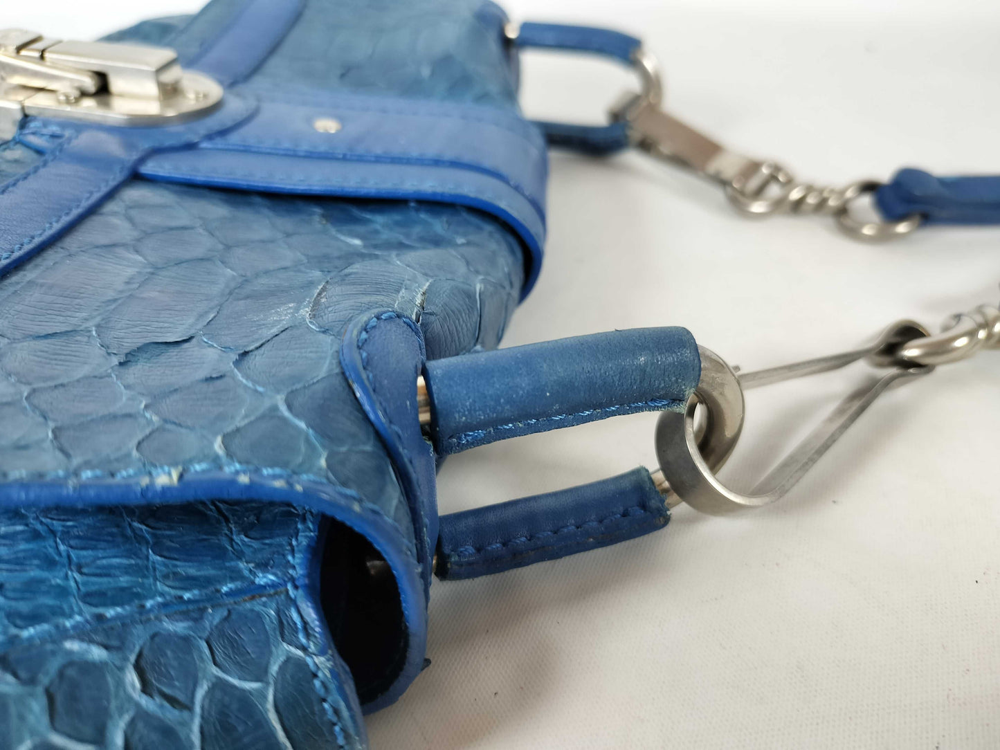 Chloe Python Chain One-Shoulder Bag Shoulder Bag