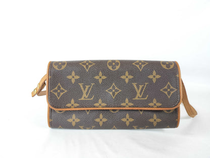 LOUIS VUITTON Monogram Pochette Twin PM Shoulder Bag