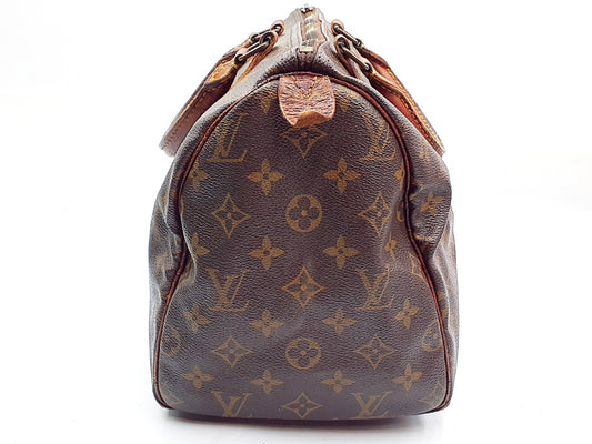 LOUIS VUITTON Monogram 5-Piece Set: Monogram Speedy 30, Saint-Cloud Looping GM, Danube, Epi, and Noe Two-Tone Handbags