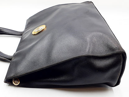 Dior Leather Gold Hardware CD Vintage Tote Bag