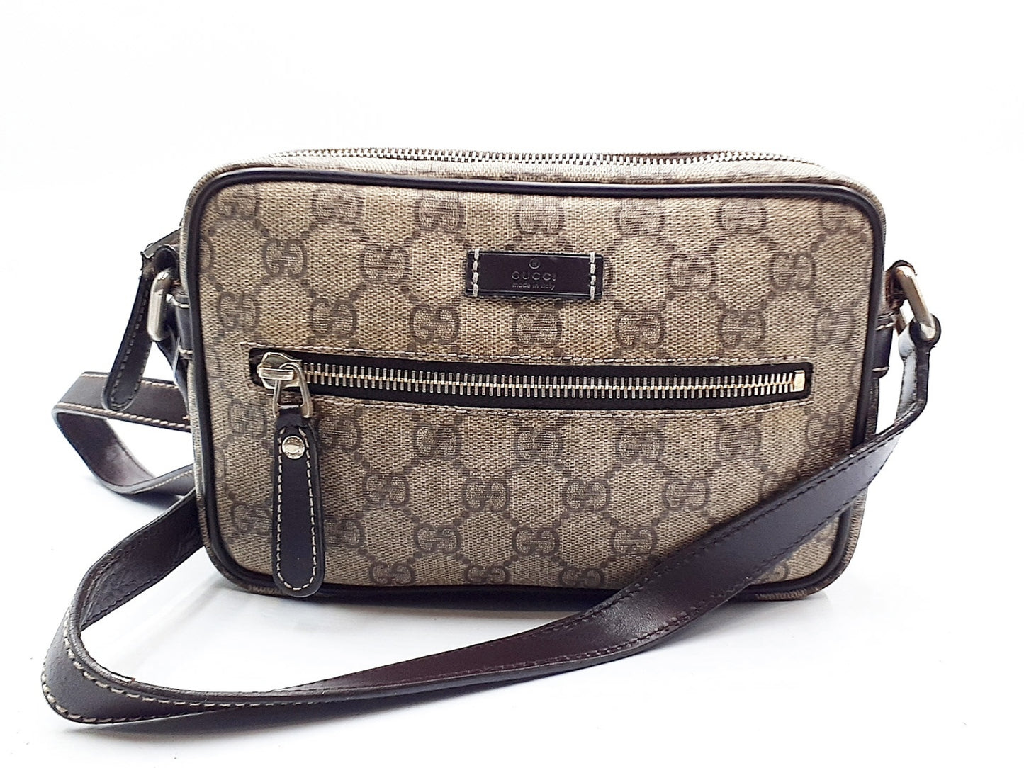 GUCCI GG Supreme Leather 201447 Shoulder Bag