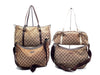 GUCCI 4-piece set: GG canvas, Interlocking G leather tote, and leather shoulder bag