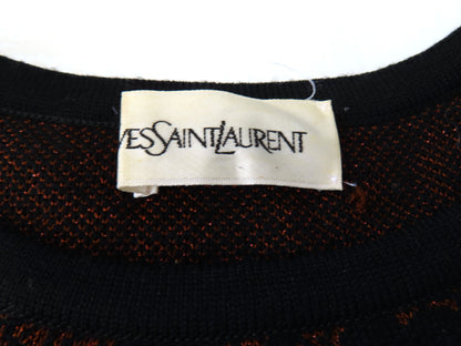 Yves Saint Laurent patterned knit dress