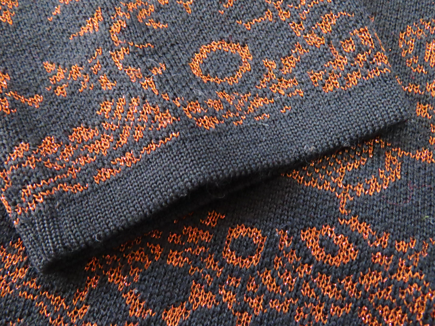 Yves Saint Laurent patterned knit dress