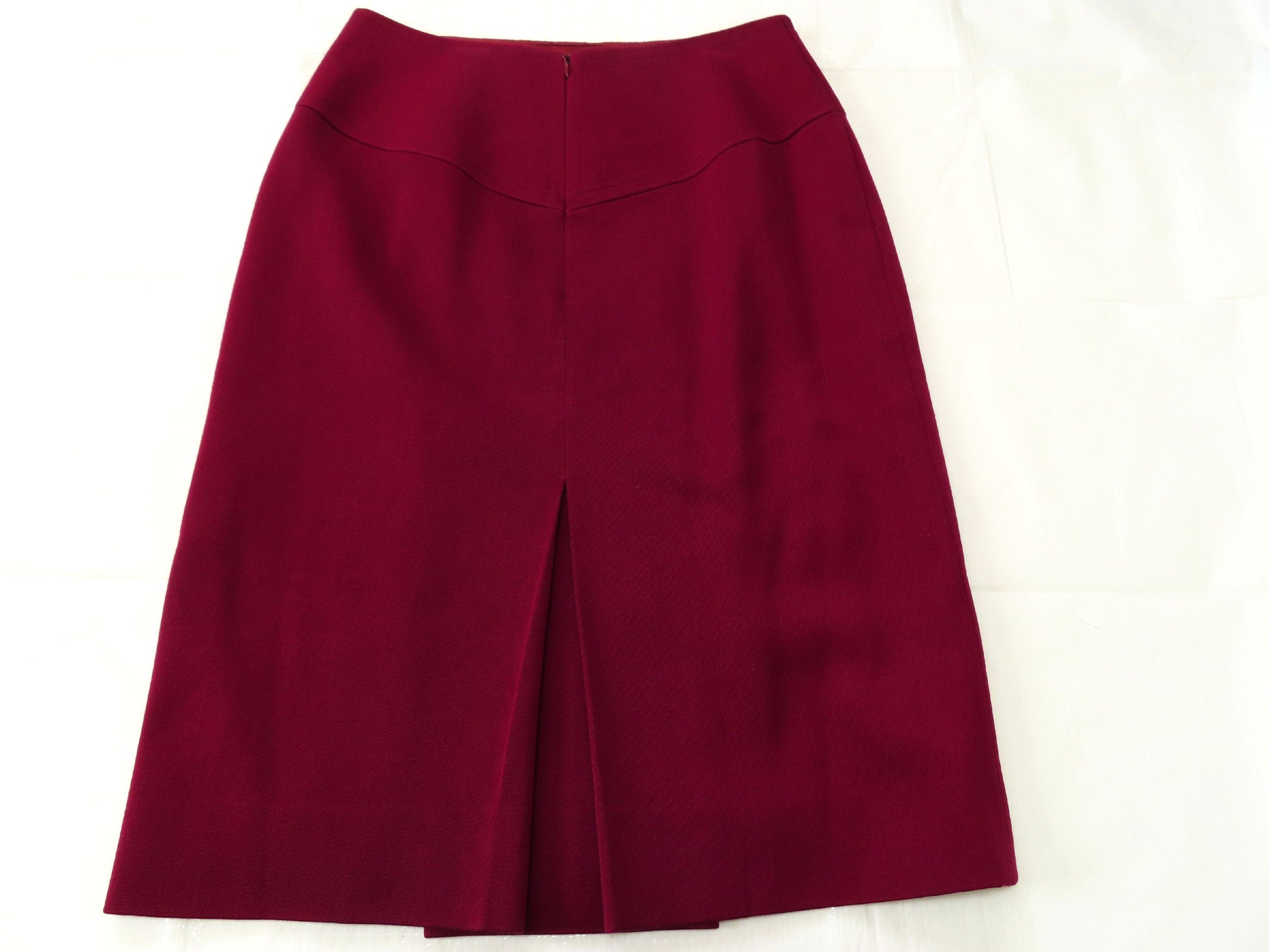 CELINE Gold Chain Skirt, Wool Skirt