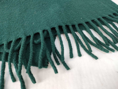 FENDI Fendi logo embroidered wool scarf