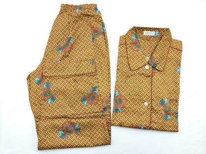 CELINE Triomphe logo button gold pattern set shirt pants other apparel