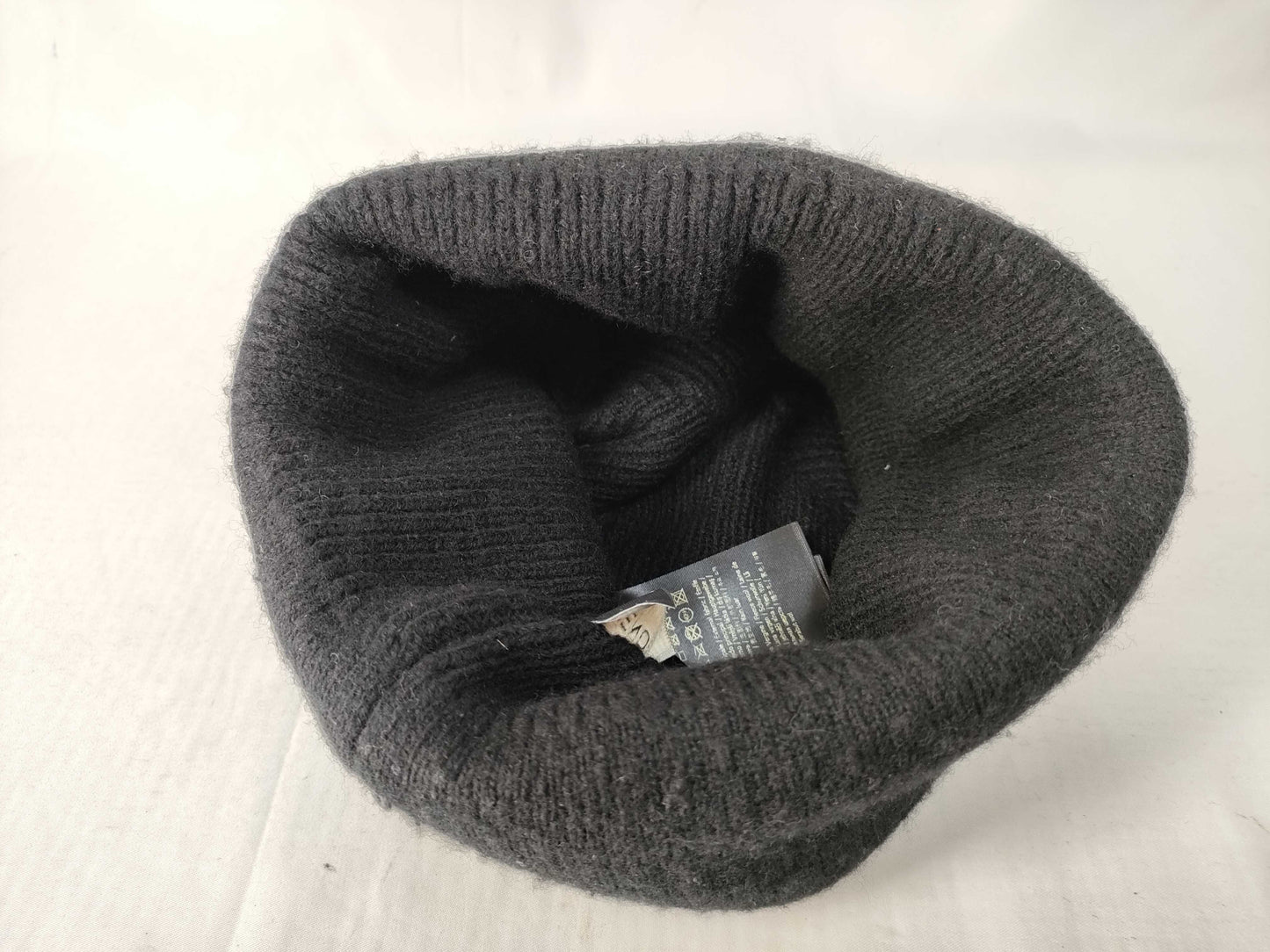 FENDI current tag FENDI Zucca logo FF black knit beanie wool other apparel
