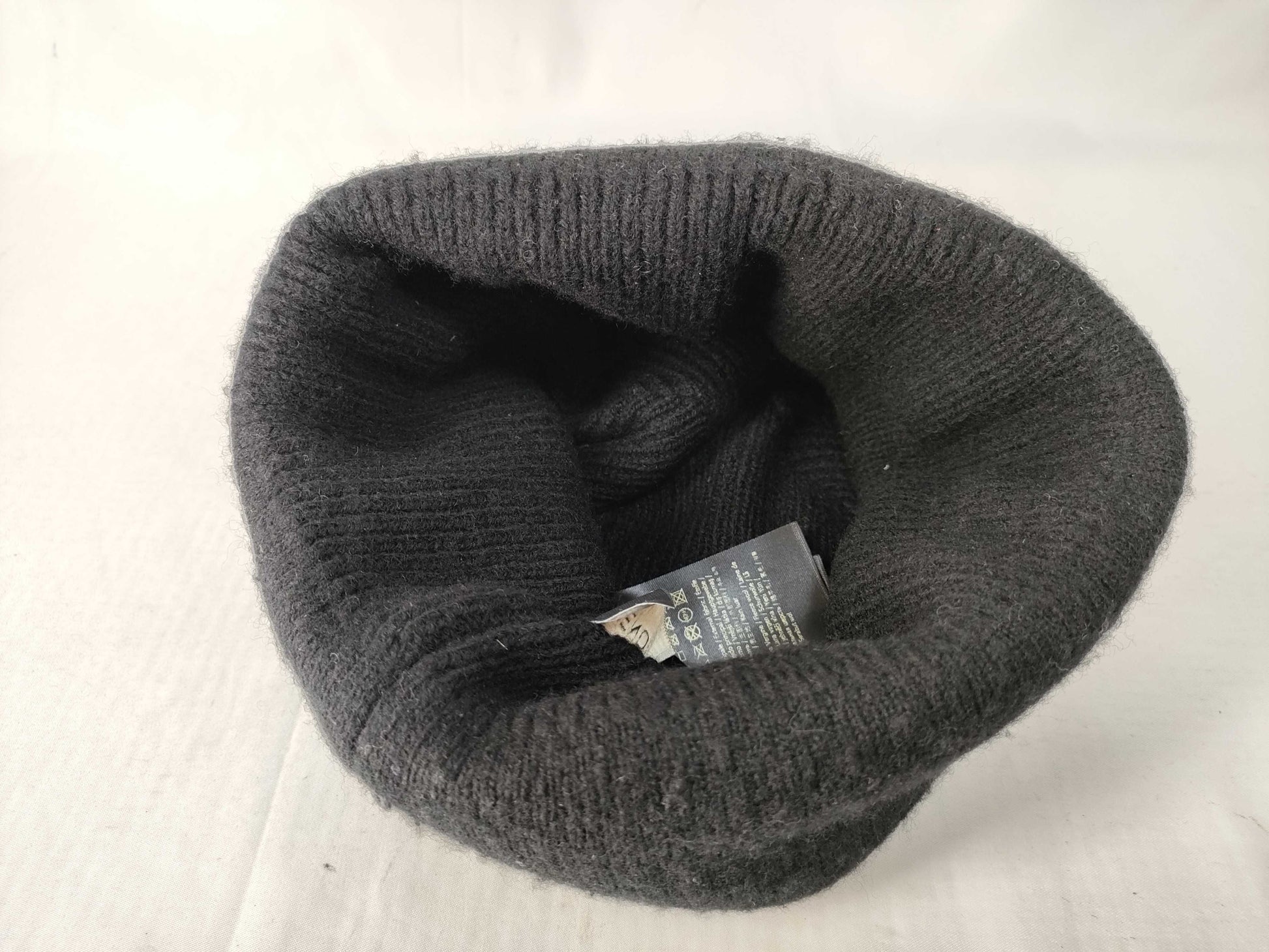 FENDI current tag FENDI Zucca logo FF black knit beanie wool other apparel