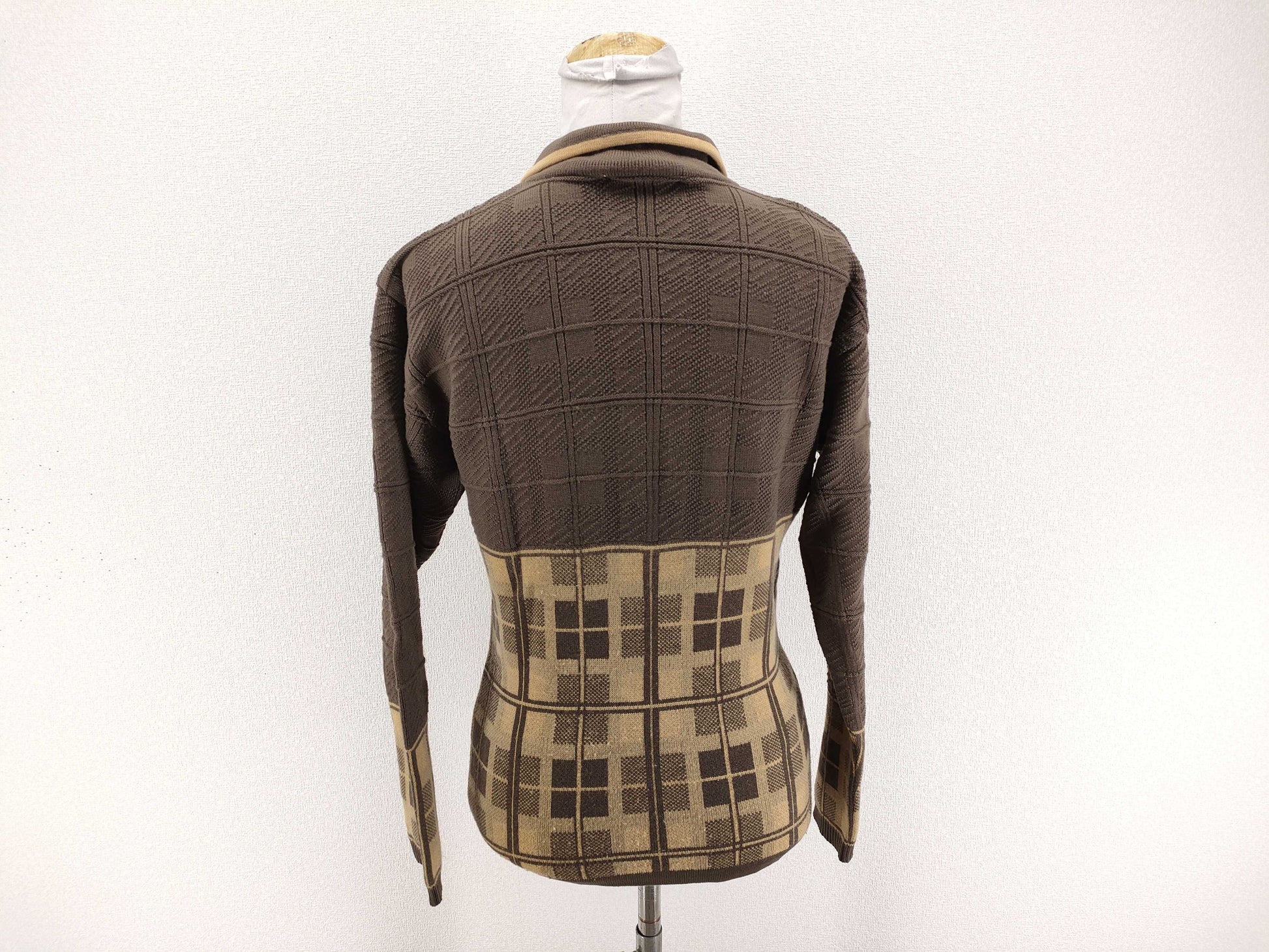 Dior Christian Dior Cable 3D 3D Design Wool Thick Knit Top