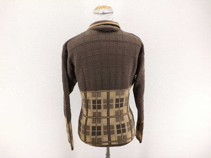 Dior Christian Dior Cable 3D 3D Design Wool Thick Knit Top