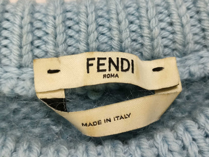 FENDI Triomphe logo button velour black CELINE double-breasted jacket top