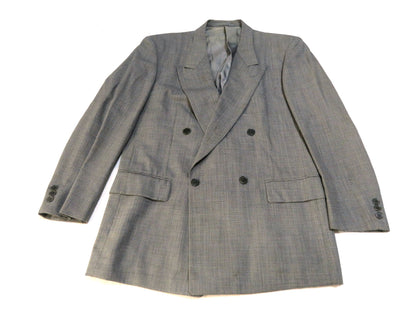 Yves Saint Laurent Houndstooth Wool Set for Men, Jacket and Pants, Other Apparel