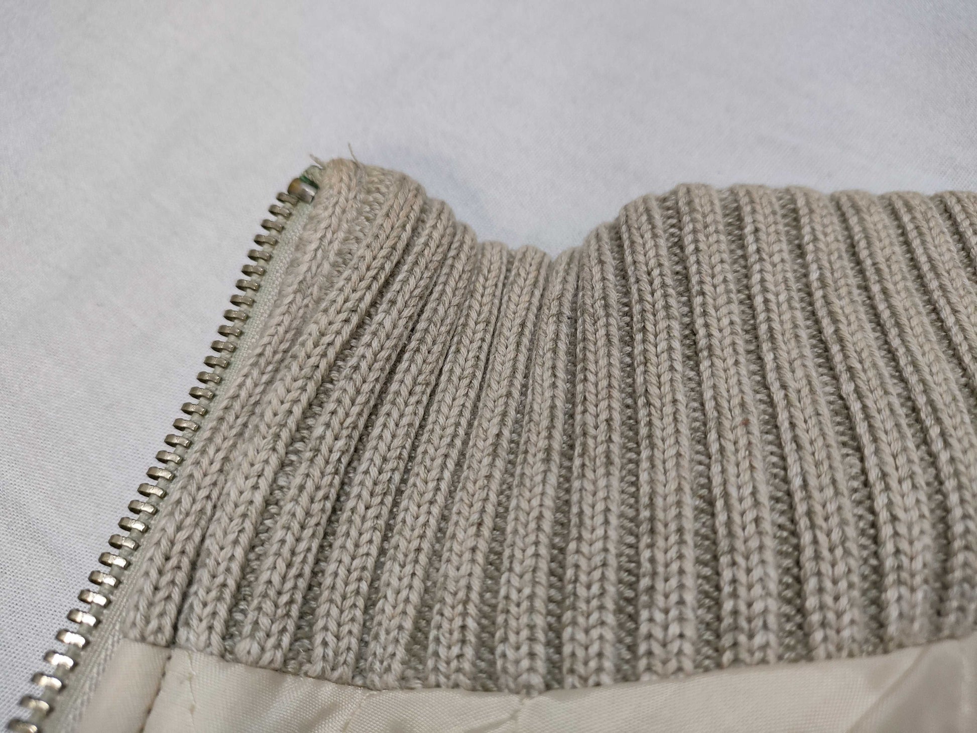 BURBERRY All-Check Nova Check Zip-Up Jacket with Quilted Interior and Knit Panel