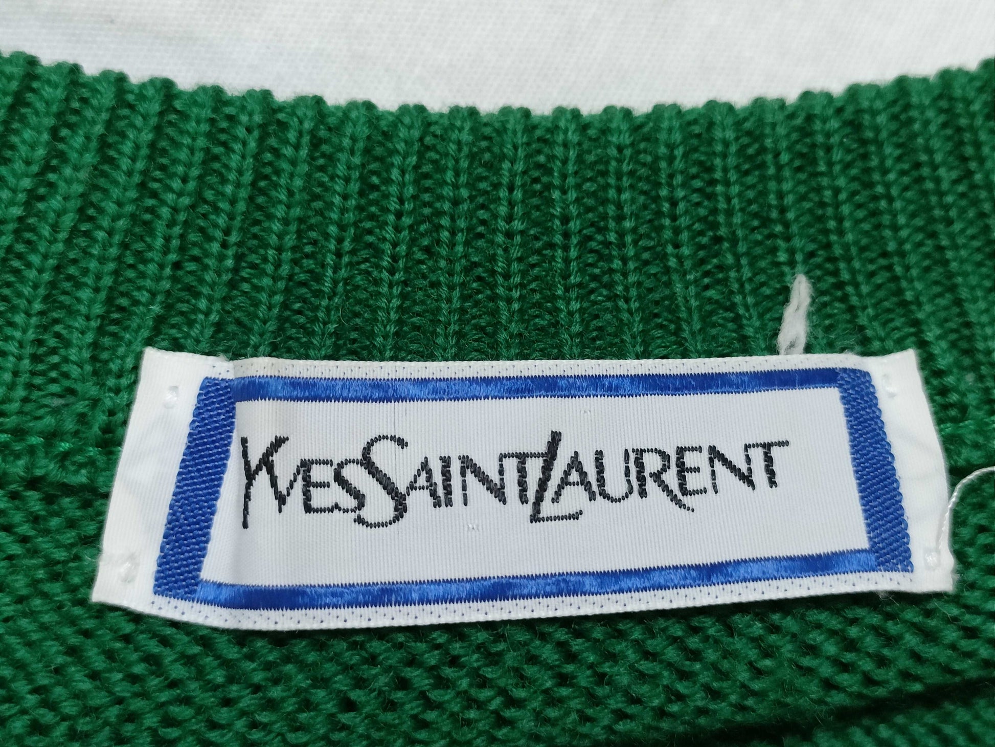 Yves Saint Laurent knitted wool cardigan