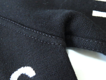 BURBERRY Men's Horseferry Black Knit Sweater, Horseferry Tops