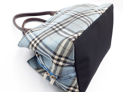 BURBERRY Blue Label Nova Check Leather Handbag