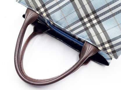 BURBERRY Blue Label Nova Check Leather Handbag