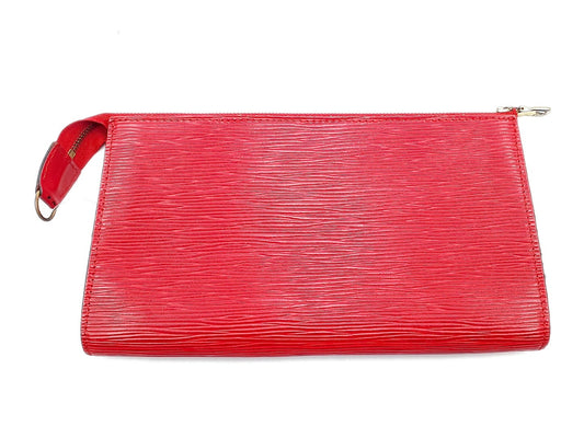 LOUIS VUITTON Epi Pochette Accessoires Castilian Red Pouch