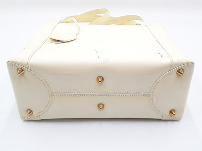 Dior 2-way handbag with strap, Maris Pearl, and gold hardware