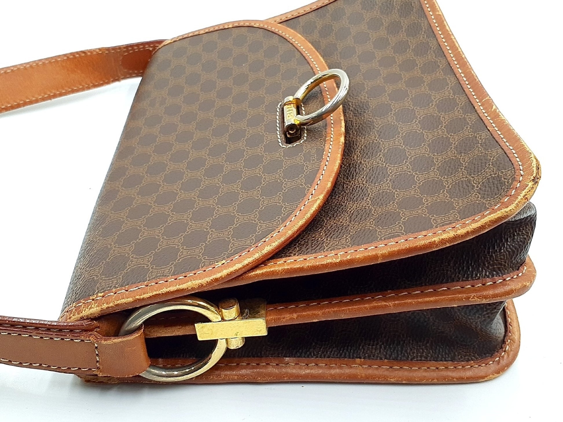 CELINE 5-Piece Macadam Leather Vintage Bag Set