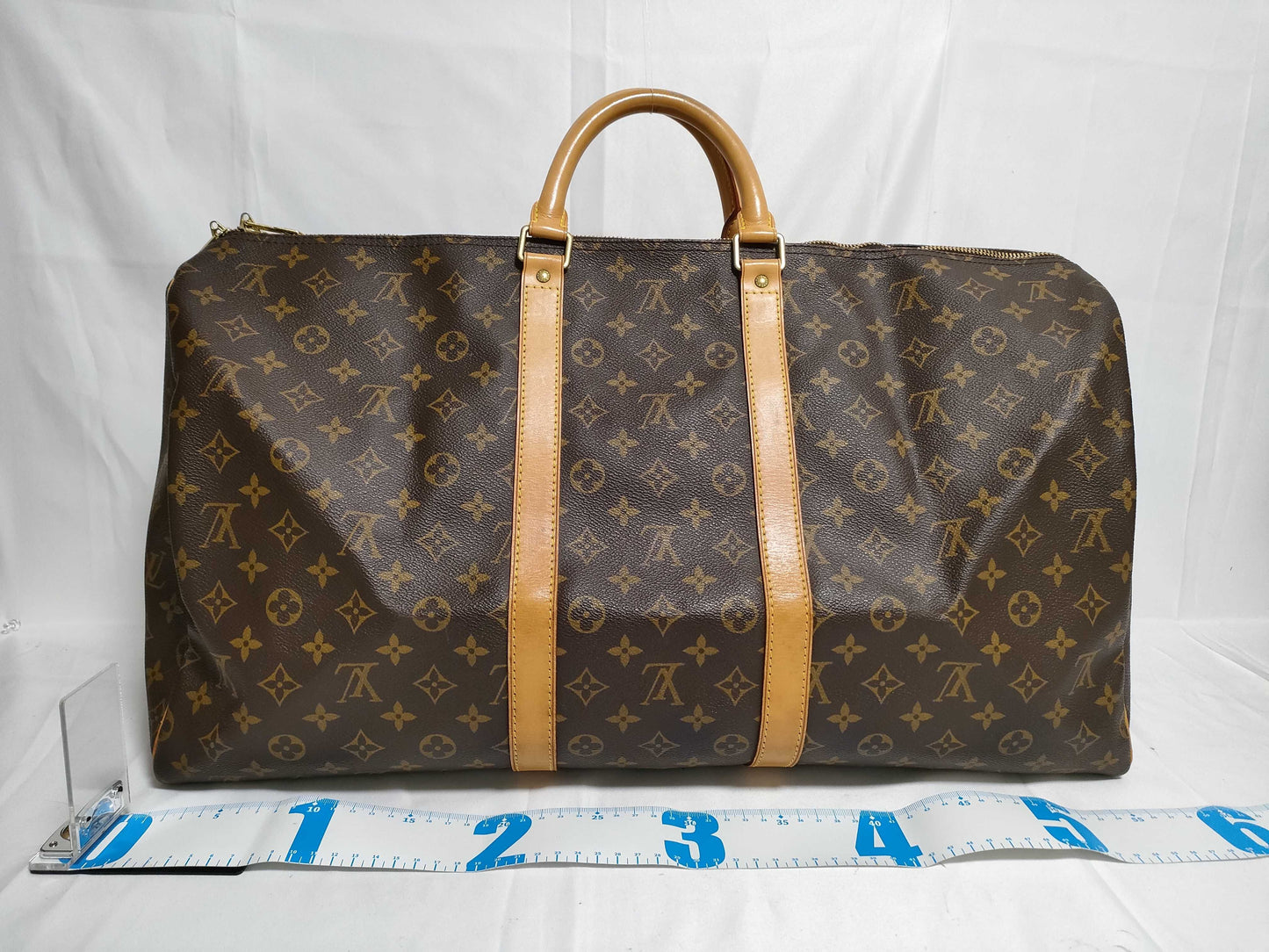 LOUIS VUITTON Monogram M41424 Keepall 55 Boston Bag
