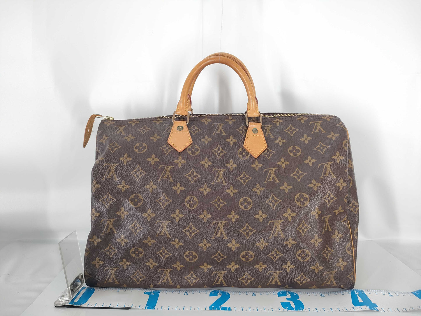 LOUIS VUITTON Monogram Louis Vuitton M41106 Monogram Speedy 40 Brown Hand Boston Bag