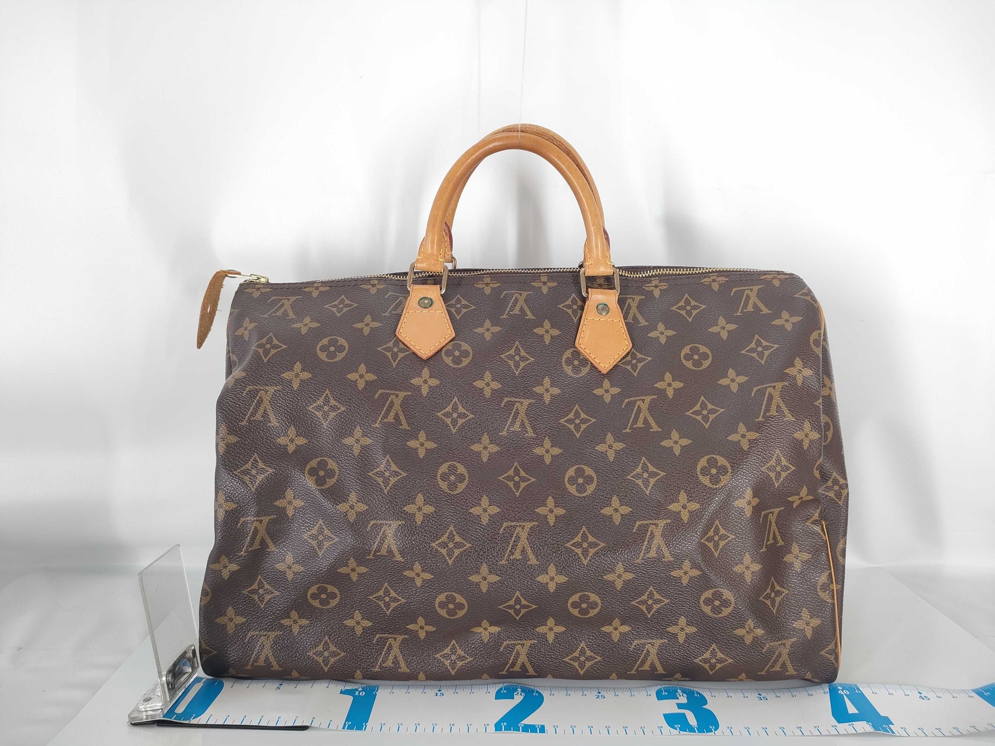 LOUIS VUITTON Monogram Louis Vuitton M41106 Monogram Speedy 40 Brown Hand Boston Bag
