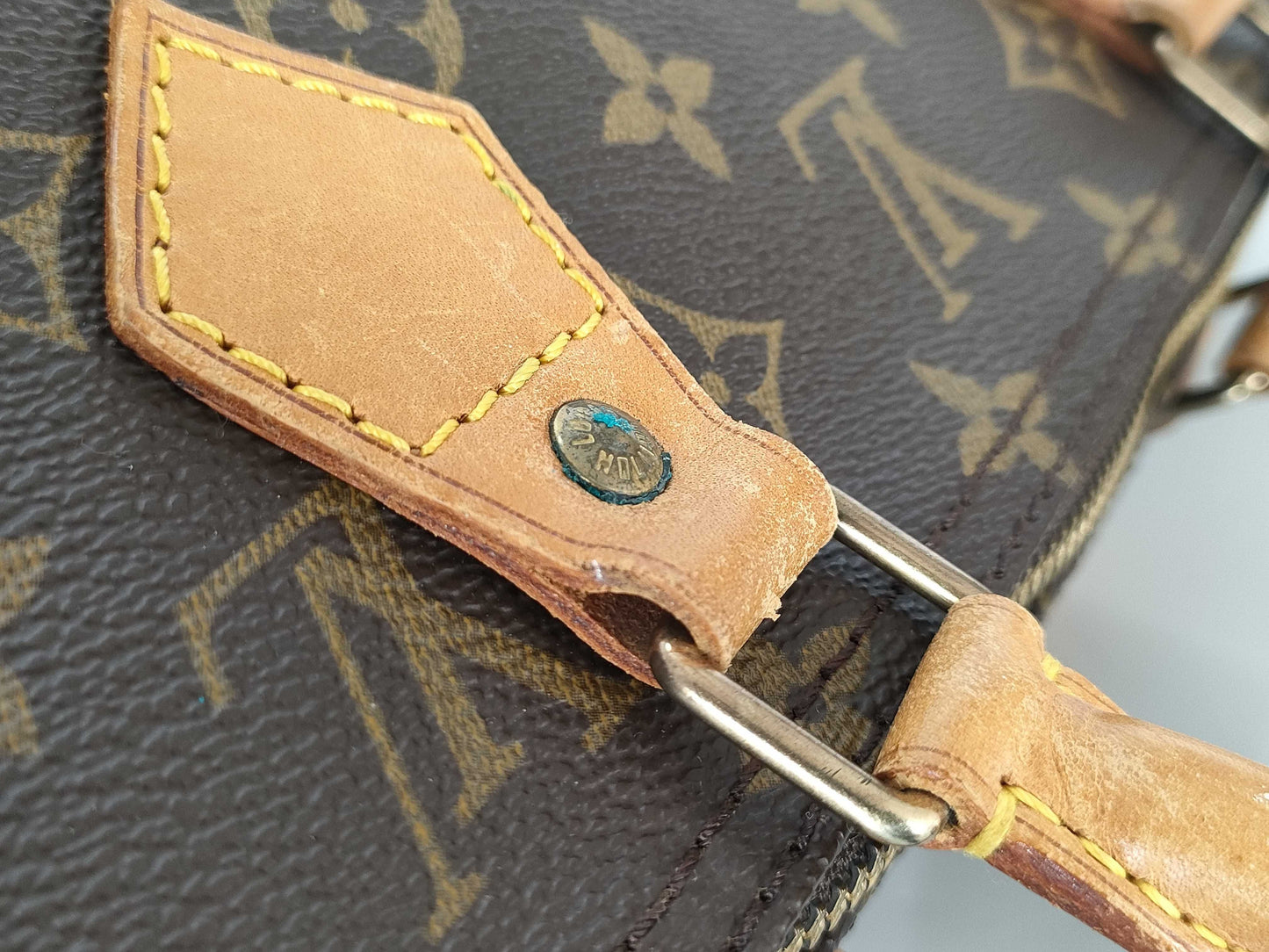 LOUIS VUITTON Monogram Louis Vuitton M41106 Monogram Speedy 40 Brown Hand Boston Bag