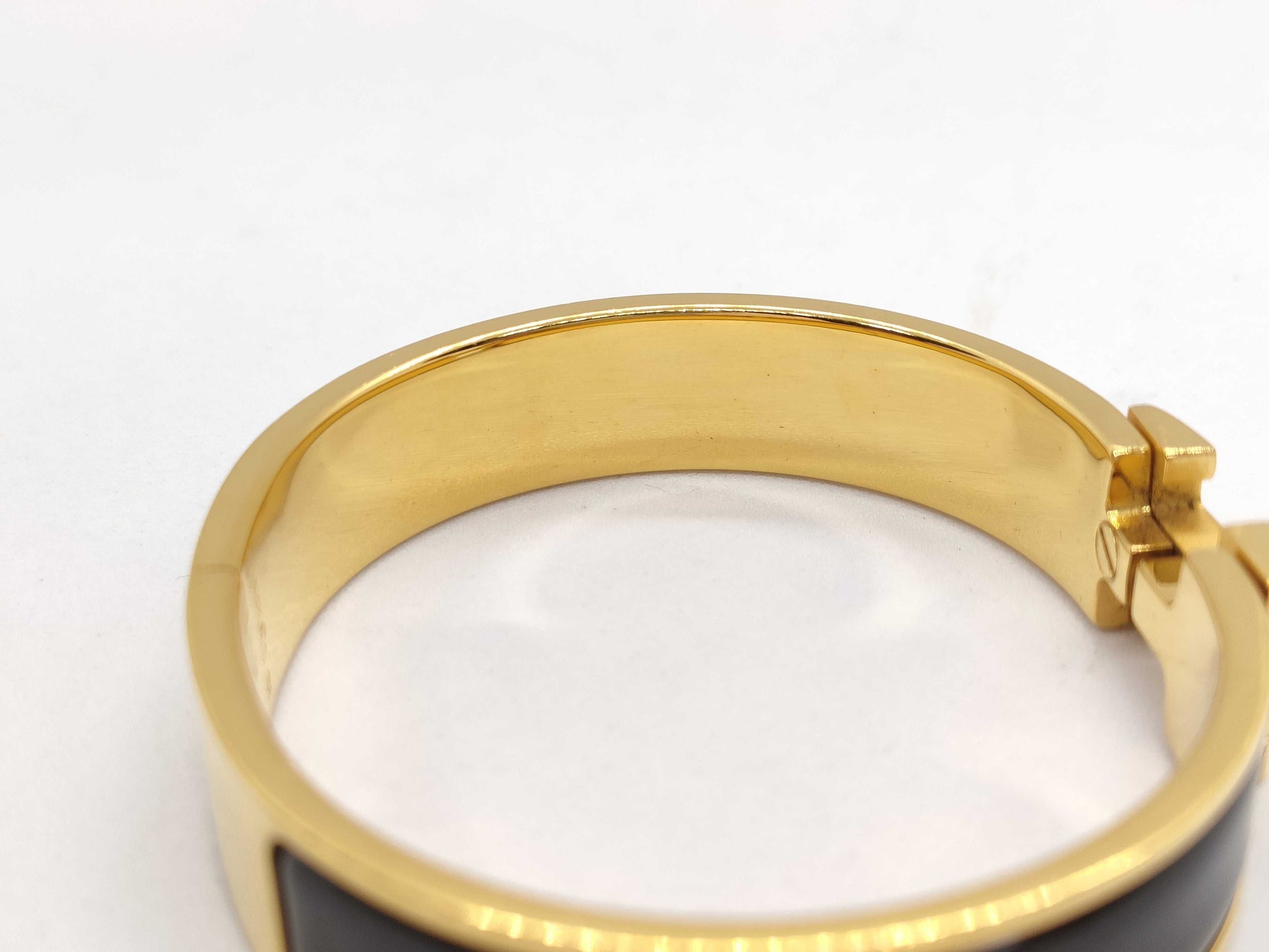 HERMES Click H Gold GP Bracelet Bangle Accessories Bracelets & Bangles