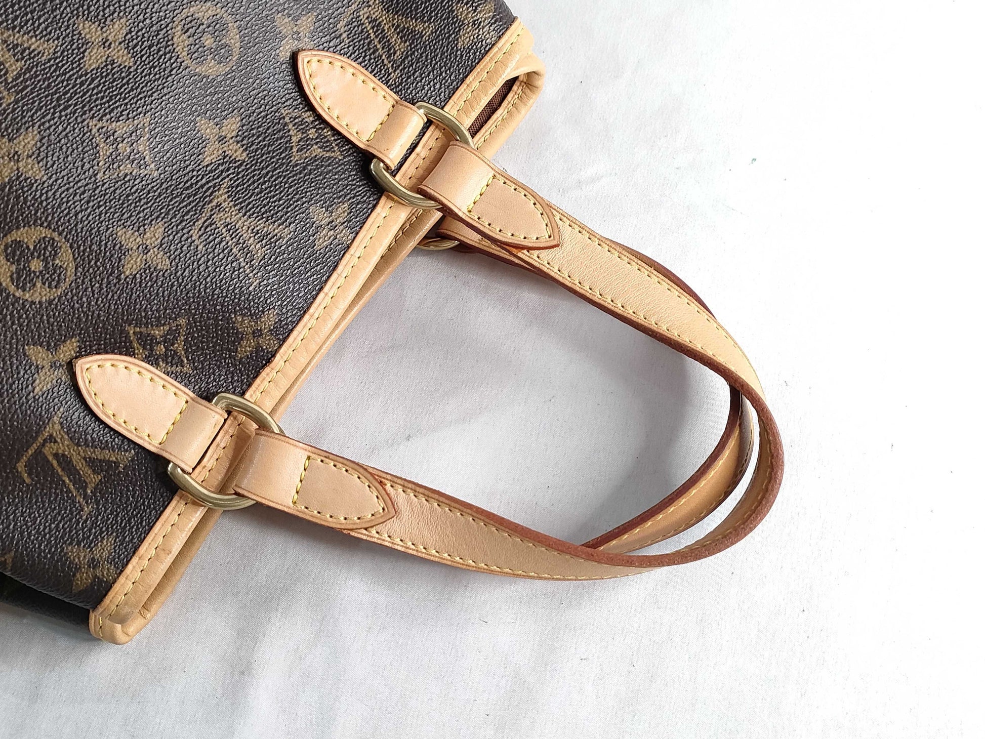LOUIS VUITTON Monogram Batignolles Tote Bag Handbag M51156