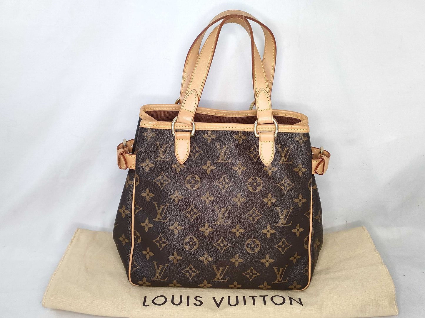 LOUIS VUITTON Monogram Batignolles Tote Bag Handbag M51156