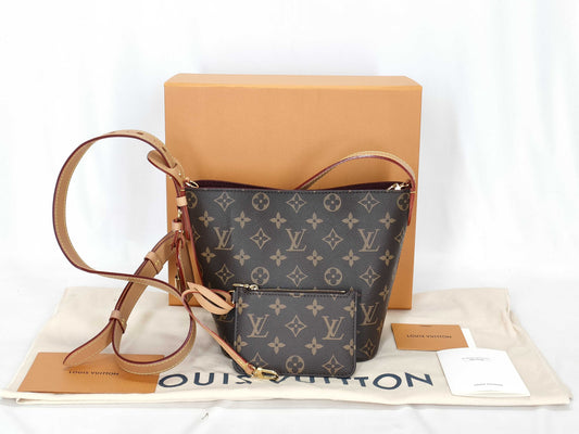 LOUIS VUITTON Monogram All-in-One BB 2-Way Shoulder Bag with Pouch, RFID Model M12925 Shoulder Bag