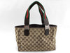 GUCCI GG Canvas Gucci Handbag Sherry Line Handbag