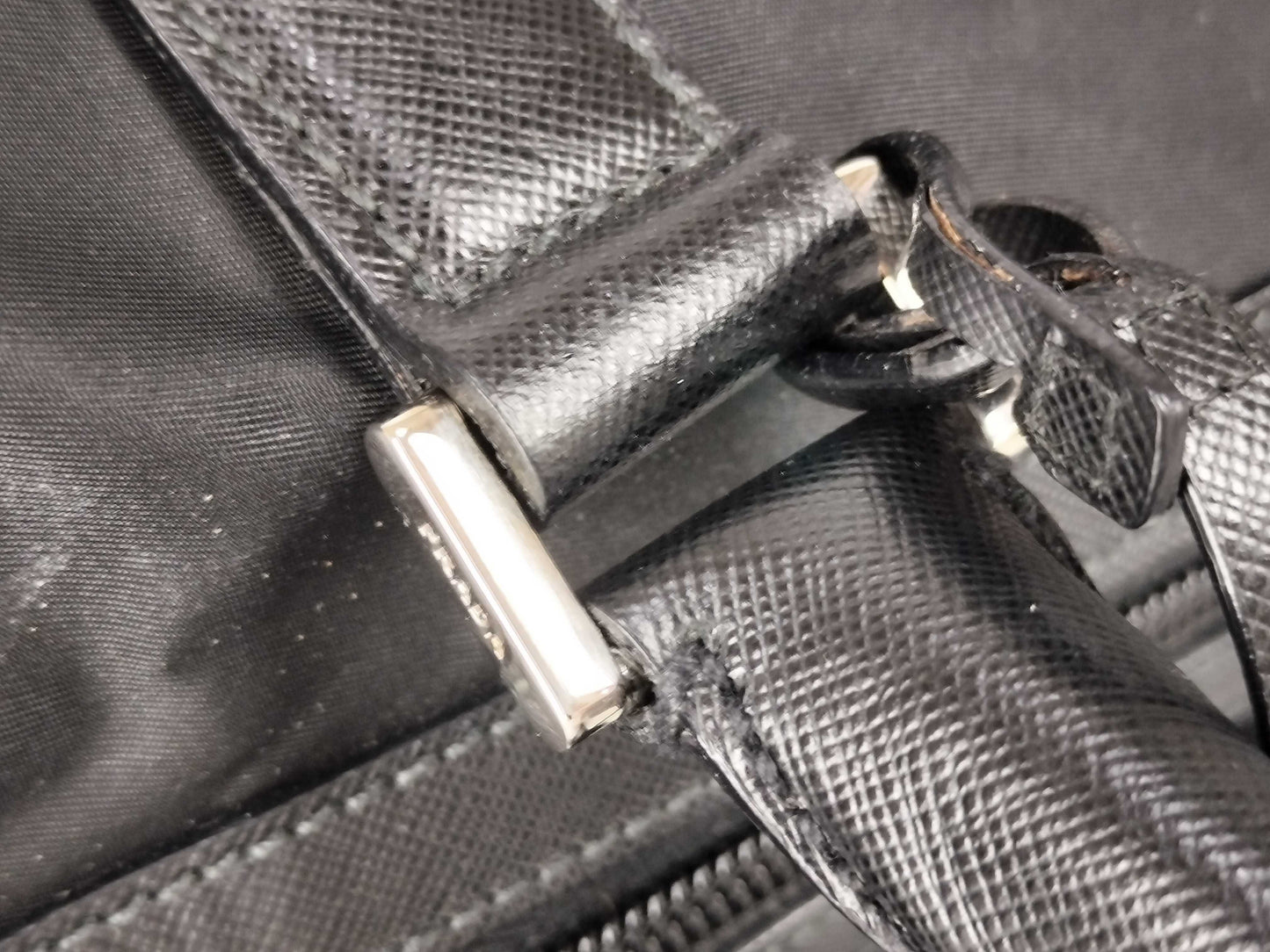 PRADA Nylon Prada Boston Bag Boston Bag