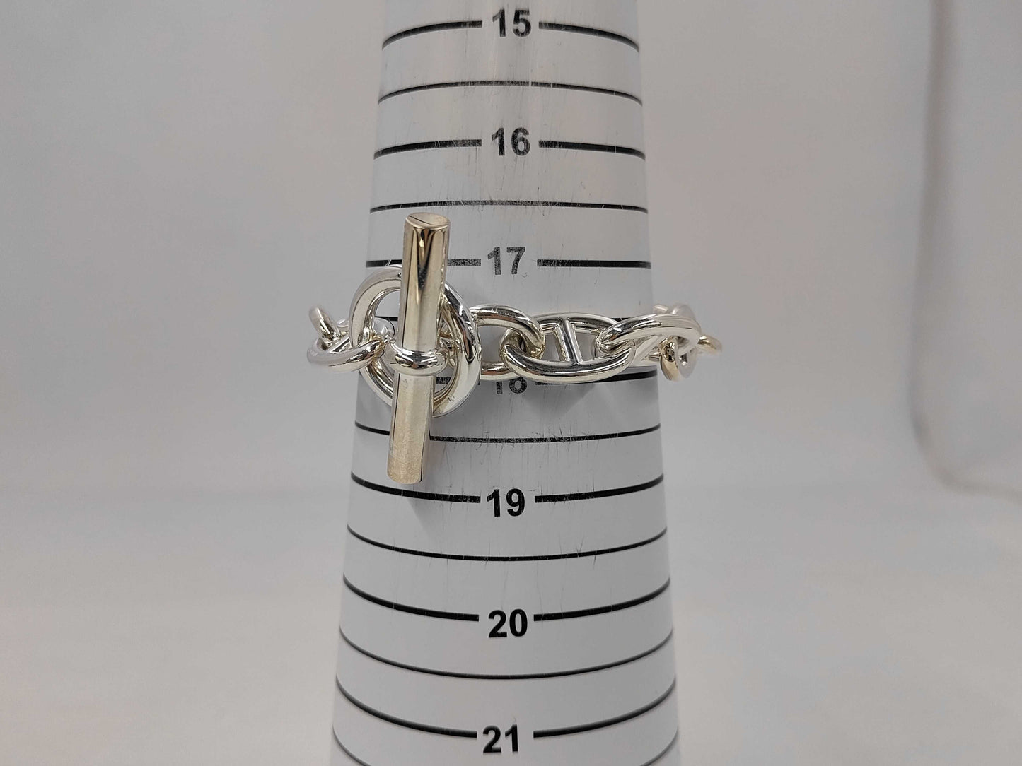 HERMES Chaine d'Ancre TGM 12-link 925 107.5 bracelet/bangle