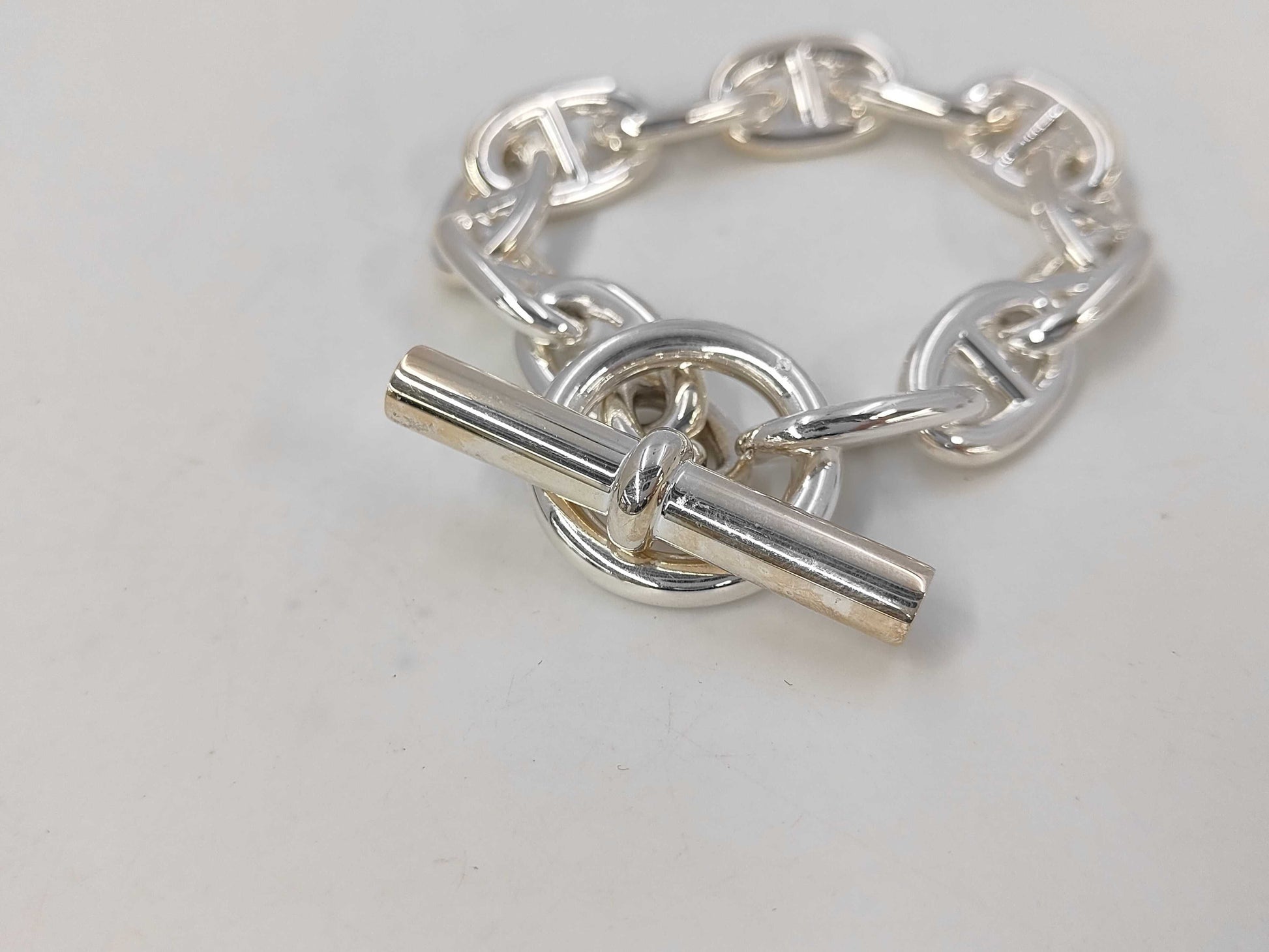 HERMES Chaine d'Ancre TGM 12-link 925 107.5 bracelet/bangle