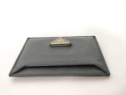PRADA PRADA Prada Card Case with Triangle Logo and RFID Response, Card Case, Pass Case, Business Card Case
