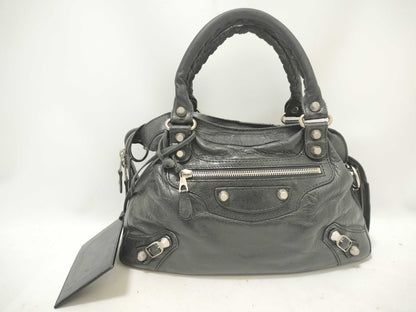 BALENCIAGA The City Balenciaga BALENCIAGA City The First Bag Black Handbag