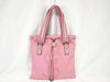 Yves Saint Laurent Canvas and Leather Tote Bag, Pink